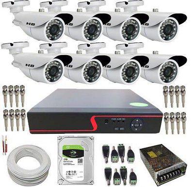 Kit Cftv Dvr Full Hd Luxpower 8 Câmeras Ahd 2.0mp + Hd 2tb Menor preço em Kit Cftv Dvr Full Hd Luxpower 8 Câmeras Ahd 2.0mp + Hd 2tb