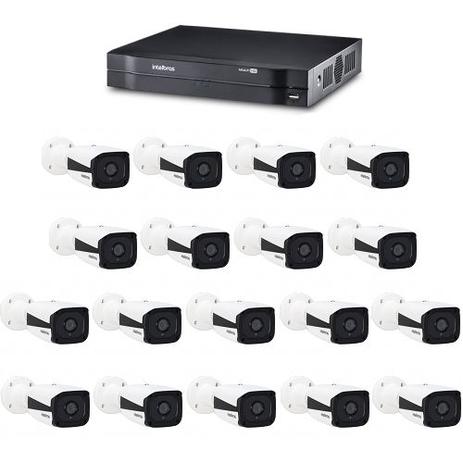 Kit CFTV DVR / NVR Stand Alone MHDX 1016 E Câmeras IPs HD VIP 1120 Intelbras Menor preço em Kit CFTV DVR / NVR Stand Alone MHDX 1016 E Câmeras IPs HD VIP 1120 Intelbras