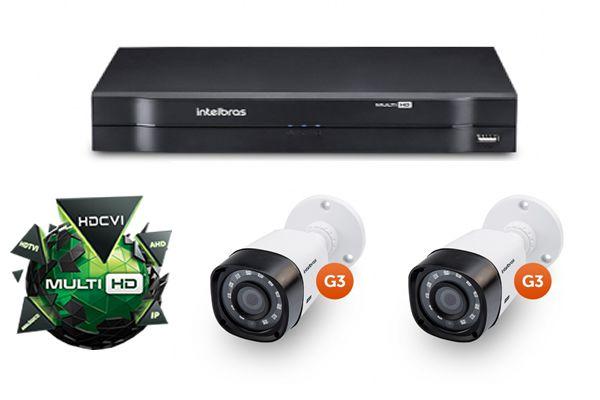 Kit CFTV DVR Stand Alone com 2 Câmeras Multi HD G3 Intelbras é boa?