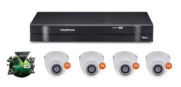 Kit CFTV DVR Stand Alone com 4 Câmeras G3 Multi HD Intelbras é boa?