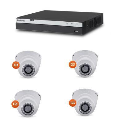 Kit Cftv Dvr Stand Alone Full HD 4 Canais Multi Hd Intelbras Menor preço em Kit Cftv Dvr Stand Alone Full HD 4 Canais Multi Hd Intelbras