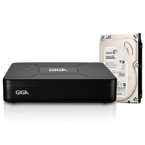 Kit Cftv Giga DVR Gs0082 Com HD 500Gb - Intelbras Menor preço em Kit Cftv Giga DVR Gs0082 Com HD 500Gb - Intelbras
