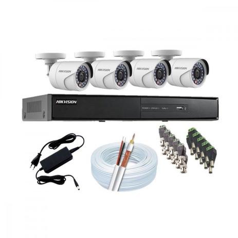Kit CFTV Hikvision 4 Câmeras e DVR Full HD 1080p 8 Canais S HD é ruim? Kit CFTV Hikvision 4 Câmeras e DVR Full HD 1080p 8 Canais S HD é boa?