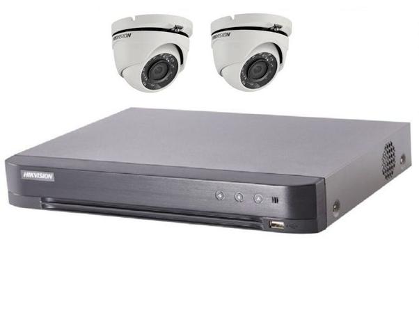 Kit CFTV Turbo HD  Hikvision  com Dvr 4 Canais e 2 Cameras Dome Externa 2.8mm é boa?