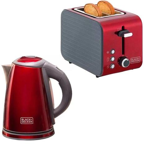 Kit Chaleira Kxv + Torradeira Elétrica T850v - Black + Decker é boa?