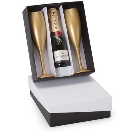 Kit Champagne Moet Chandon brut 200ml + 2 taças - Shop quality Menor preço em Kit Champagne Moet Chandon brut 200ml + 2 taças - Shop quality