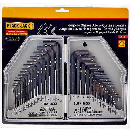 Kit Chave Allen 30 Peças Completo com Maleta B448 Black Jack Menor preço em Kit Chave Allen 30 Peças Completo com Maleta B448 Black Jack