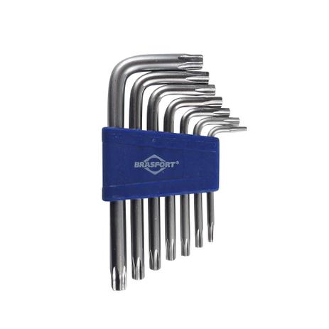 Menor preço em Kit Chave Torx T10 à T40 com 7 peças - Brasfort