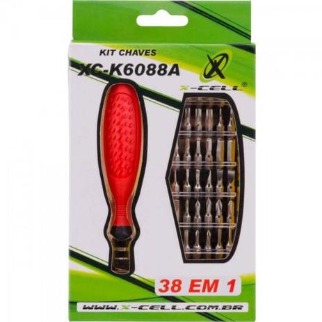 Kit Chaves 38 Peças em 1 XCK6088A X-CELL - Xcell Menor preço em Kit Chaves 38 Peças em 1 XCK6088A X-CELL - Xcell