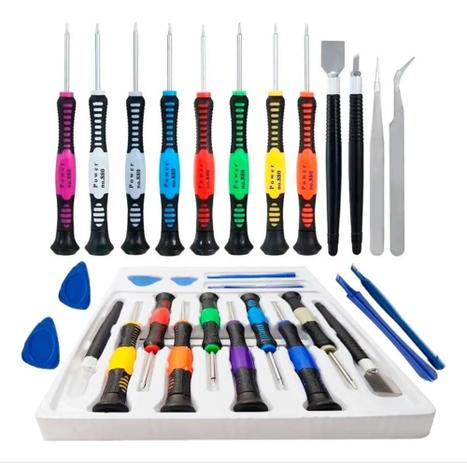Kit Chaves Ferramentas Abrir Celular Tablet 16 Peças Uso Profissional - power Menor preço em Kit Chaves Ferramentas Abrir Celular Tablet 16 Peças Uso Profissional - power