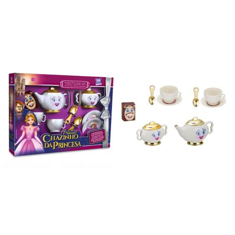 Kit chazinho da princesa com bule e acessórios - Zuca toys Menor preço em Kit chazinho da princesa com bule e acessórios - Zuca toys