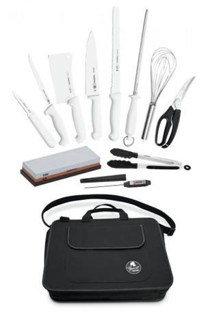 Kit chef inox 12pc profissional tramontina (24699817) Menor preço em Kit chef inox 12pc profissional tramontina (24699817)