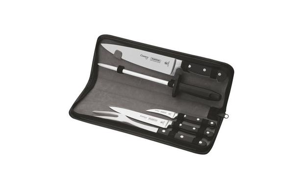 Kit Chef Inox 6 Pçs Century Tramontina Menor preço em Kit Chef Inox 6 Pçs Century Tramontina