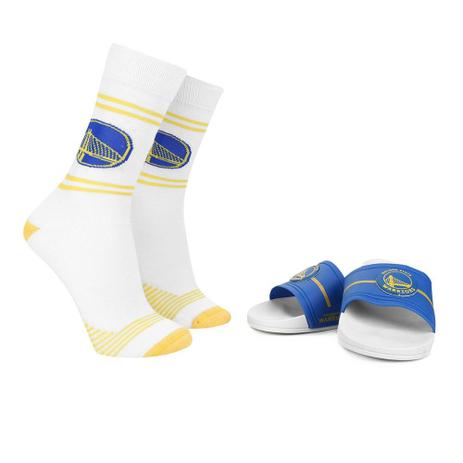 Kit Chinelo + Meia Rider NBA Slide Ad Masculino Menor preço em Kit Chinelo + Meia Rider NBA Slide Ad Masculino