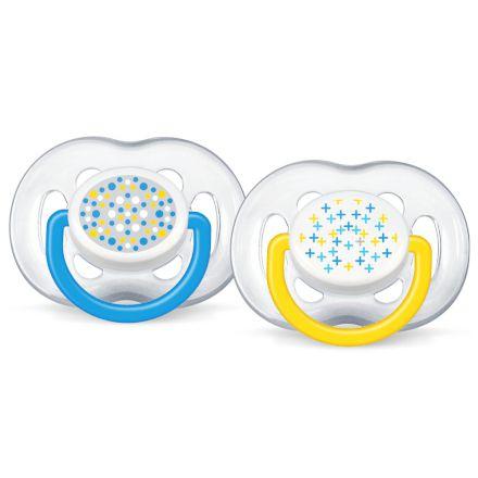 Kit Chupeta Contemporânea BPA Free 6-18 meses 2 Unidades AZU - Philips avent Menor preço em Kit Chupeta Contemporânea BPA Free 6-18 meses 2 Unidades AZU - Philips avent