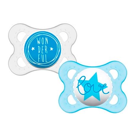 Kit Chupeta Mam Sayings Boys Silicone 0 A 6 Meses 2 Unidades Menor preço em Kit Chupeta Mam Sayings Boys Silicone 0 A 6 Meses 2 Unidades