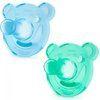 Kit Chupeta Soothie Ursinho 0-3 meses (Azul e verde) - Avent Menor preço em Kit Chupeta Soothie Ursinho 0-3 meses (Azul e verde) - Avent