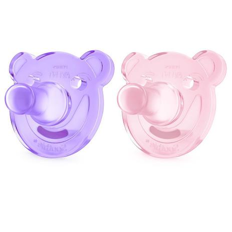 Kit Chupetas Calmantes Rosa - de 0 a 3 meses - Philips Menor preço em Kit Chupetas Calmantes Rosa - de 0 a 3 meses - Philips