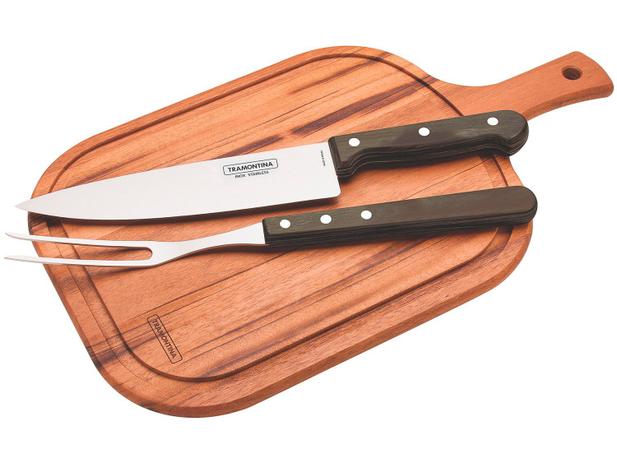 Kit Churrasco 3 Peças Tramontina - Polywood 21198/914 é boa?