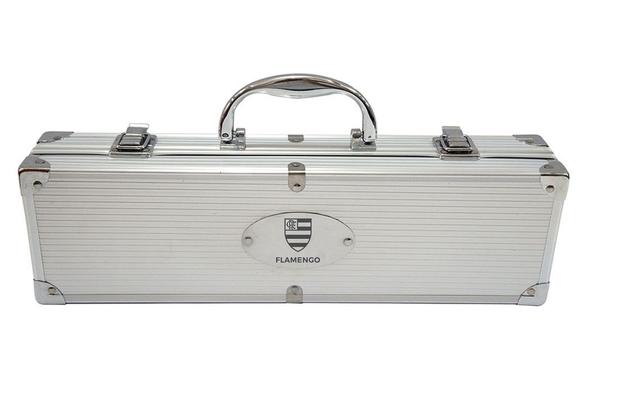 Kit Churrasco 4pçs Flamengo Com Maleta Cebola 4018 Menor preço em Kit Churrasco 4pçs Flamengo Com Maleta Cebola 4018