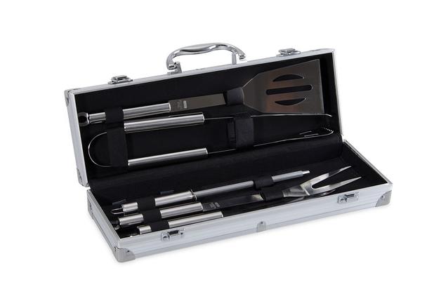 Kit Churrasco Aço Inox 6 peças Detroit Maleta Alumínio - Fixxar é boa?