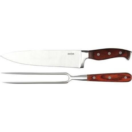 Kit Churrasco Faca E Garfo Mor 8 Pol Steel Em Aço Inox 3944 é boa?