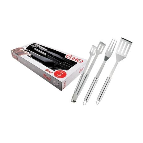 Kit Churrasco Ian 3 Peças Euro AMBQ-3 Menor preço em Kit Churrasco Ian 3 Peças Euro AMBQ-3