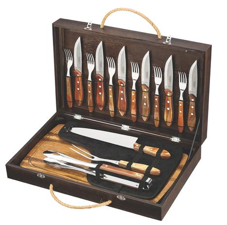Kit Churrasco Inox 17pc Polywood Tramontina 21198/466 - Tramontina cutelaria é boa?