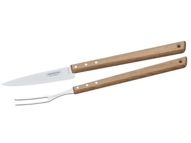Kit Churrasco Tramontina Madeira 2 Peças - Pampa é boa?
