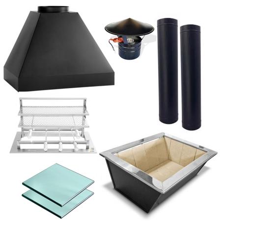 Kit Churrasqueira Gourmet Completa Tamanho P Aço Carbono Preto + Suporte Fundo em Inox 304 - Makeer Menor preço em Kit Churrasqueira Gourmet Completa Tamanho P Aço Carbono Preto + Suporte Fundo em Inox 304 - Makeer