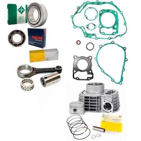 Kit Cilindro Biela Juntas Motor Fan Titan 125 2009 Em Diante - METAL LEVE + VEDAMOTORS Menor preço em Kit Cilindro Biela Juntas Motor Fan Titan 125 2009 Em Diante - METAL LEVE + VEDAMOTORS