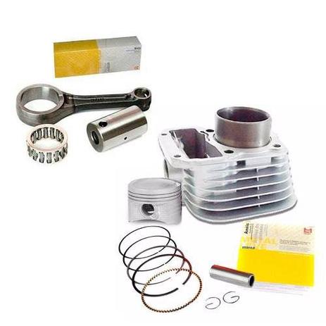 Kit Cilindro + Biela Motor Titan Fan 125 2002 até 2008 Metal Leve Menor preço em Kit Cilindro + Biela Motor Titan Fan 125 2002 até 2008 Metal Leve