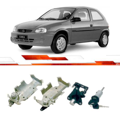 KIT CILINDRO IGNIÇÃO PORTA DIANTEIRA PORTA MALAS CORSA HATCH 1994 Até 2002 COM CHAVE Fornec - Universal Automotive Menor preço em KIT CILINDRO IGNIÇÃO PORTA DIANTEIRA PORTA MALAS CORSA HATCH 1994 Até 2002 COM CHAVE Fornec - Universal Automotive