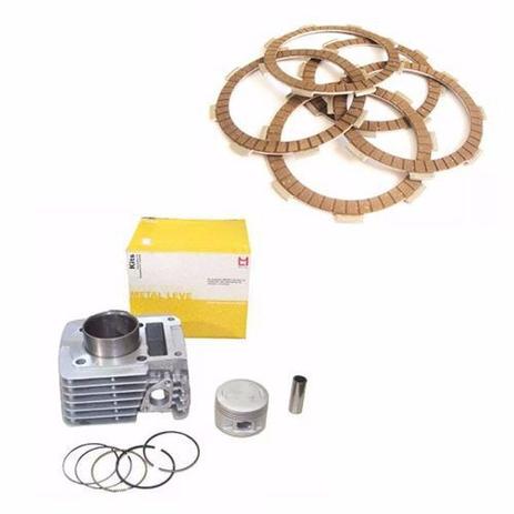 Kit Cilindro Motor + Discos Embreagem Xtz 125 Ybr 125 - Metal leve + cobreq Menor preço em Kit Cilindro Motor + Discos Embreagem Xtz 125 Ybr 125 - Metal leve + cobreq