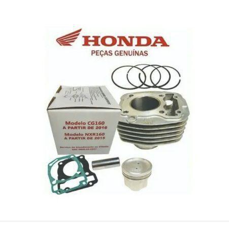 Kit Cilindro Motor Honda Cg Fan 160 Original Hamp Menor preço em Kit Cilindro Motor Honda Cg Fan 160 Original Hamp