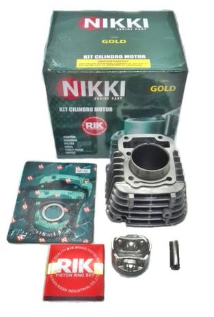 Kit Cilindro Pistão Aneis Juntas Biz 110 Pop 110 - Nikki Menor preço em Kit Cilindro Pistão Aneis Juntas Biz 110 Pop 110 - Nikki