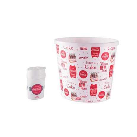Kit Cinema Balde de Pipoca e Saleiro Coca Cola 2 peças - PLASUTIL Menor preço em Kit Cinema Balde de Pipoca e Saleiro Coca Cola 2 peças - PLASUTIL
