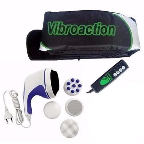 Kit Cinta Vibroaction + Massageador Orbital 110v Corporal Portatil Elétrico Relax - Compre na net Menor preço em Kit Cinta Vibroaction + Massageador Orbital 110v Corporal Portatil Elétrico Relax - Compre na net