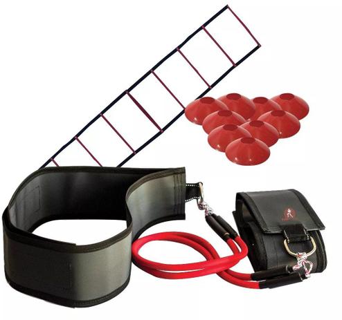 Kit Cinto De Tração Knockout Fixo com 6 Elásticos + 10 Chapéu + Escada Menor preço em Kit Cinto De Tração Knockout Fixo com 6 Elásticos + 10 Chapéu + Escada
