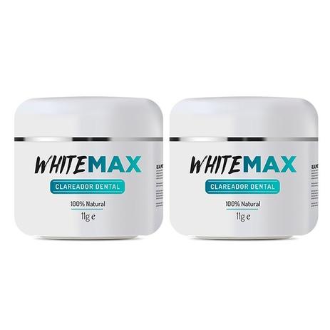 Kit Clareador Dental 2 Pote - Whitemax Menor preço em Kit Clareador Dental 2 Pote - Whitemax
