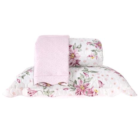 Kit Cobre Leito Casal Dupla Face com Porta travesseiro Ultra Lisse - Antonietta - Bene casa Menor preço em Kit Cobre Leito Casal Dupla Face com Porta travesseiro Ultra Lisse - Antonietta - Bene casa