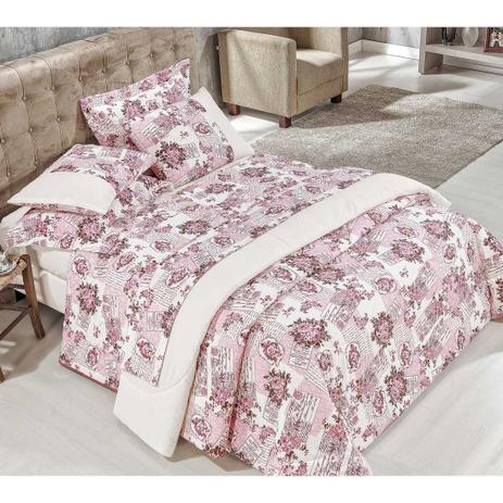 Kit Cobre Leito Casal Queen Aruba 03 Peças - Rosê - Ricardo é ruim? Kit Cobre Leito Casal Queen Aruba 03 Peças - Rosê - Ricardo é boa?