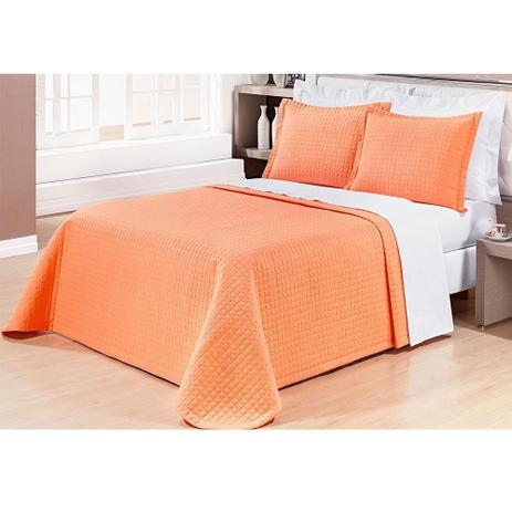 Kit Cobre Leito Casal Super King 03 Peças Percal 200 Fios Prátic Laranja - Bernadete Casa é boa?