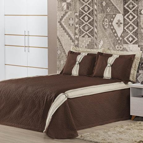 Kit Cobre Leito Casal Super King Topázio Microfibra Matelado Especial 5 Peças - Tabaco - Decorativa é boa?