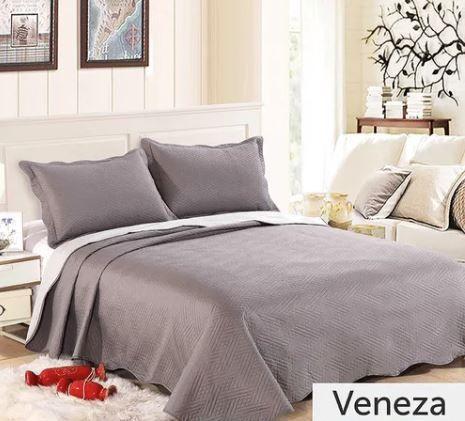Kit Cobre Leito Colcha Casal Patchwork Ultrasonic 3 Peças Veneza Sultan Menor preço em Kit Cobre Leito Colcha Casal Patchwork Ultrasonic 3 Peças Veneza Sultan