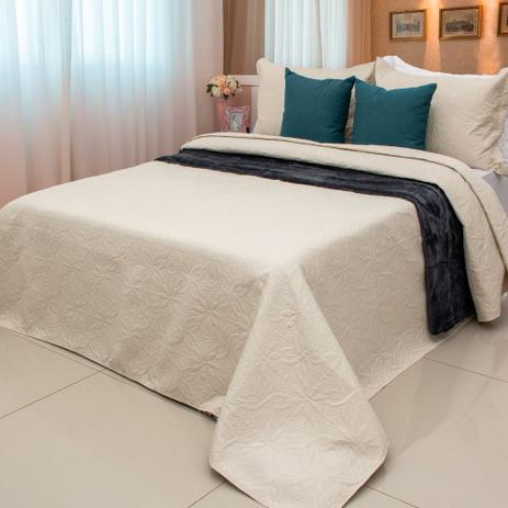 Kit Cobre Leito Colcha Elegance Queen 3 Peças Ksatex - Palha é ruim? Kit Cobre Leito Colcha Elegance Queen 3 Peças Ksatex - Palha é boa?