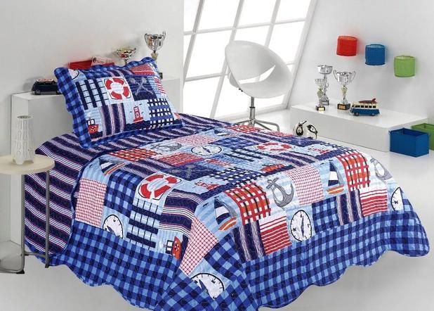 Kit Cobre Leito Colcha Infantil Microfibra 2 Peças Sultan - Marinheiro é boa?