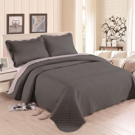 Kit Cobre Leito Colcha King Patchwork Ultrasonic 3 Peças Sultan - Imperial Grafite é boa?