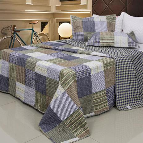 Kit Cobre Leito Colcha Patchwork Casal 3 Peças Ksatex - Luiz é boa?
