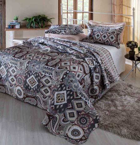Kit Cobre Leito Colcha Patchwork Casal Bouti 3 Peças Rozac - Valencia 5 é ruim? Kit Cobre Leito Colcha Patchwork Casal Bouti 3 Peças Rozac - Valencia 5 é boa?